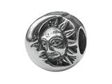 Zable™ Sterling Silver Sun and Moon Bead / Charm style: BZ1714