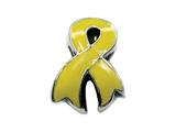 Zable™ Sterling Silver Awareness Ribbon Yellow Bead / Charm style: BZ1738