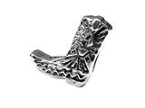 Zable™ Sterling Silver Cowboy Boot Bead / Charm style: BZ1754
