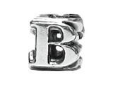 Zable™ Sterling Silver Open Initial "B" Bead / Charm style: BZ1802