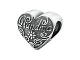 Zable™ Sterling Silver Grandma Compatible Bead / Charm style: BZ1912