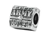 Zable™ Sterling Silver Army Wife Compatible Bead / Charm style: BZ1968