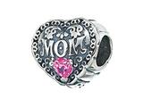 Zable™ Sterling Silver Mom With Crystals Bead / Charm style: BZ2186