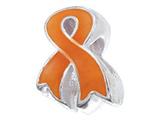 Zable™ Sterling Silver Awareness Ribbon-Orange Bead / Charm style: BZ2221