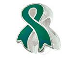 Zable™ Sterling Silver Awareness Ribbon-Green Bead / Charm style: BZ2226