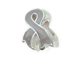 Zable™ Sterling Silver Awareness Ribbon Grey Bead / Charm style: BZ2269