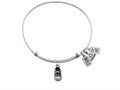 Wind And Fire Expandable Bangle Pink Baby Shoe cgwf532s