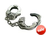 Zable™ Sterling Silver Handcuffs Bead / Charm style: BZ2032