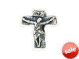 Zable™ Sterling Silver Crucifix Bead / Charm style: BZ2080
