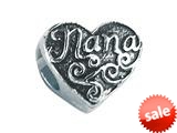 Zable™ Sterling Silver "Nana" Bead / Charm style: BZ2227