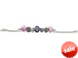 Zable™ Sterling Silver Mom Theme Bracelet with 7 Beads style: BZB402