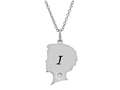 FJC Finejewelers Boy Personalized Initial I Alphabet Pendant Necklace with CZ  18 Inch Adjustable Chain p8731i