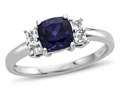 Created Sapphire (10 kt White Gold)
