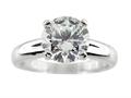 FJC Finejewelers 8mm White Round Cubic Zirconia Ring r7983cz