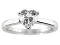 FJC Finejewelers 7mm Solitaire White Cubic Zirconia Heart Shaped Ring r7985cz