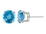 FJC Finejewelers 5mm Round Swiss Blue Topaz Stud Earrings style: E1740SW
