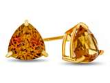 FJC Finejewelers 7x7mm Trillion Citrine Post-With-Friction-Back Stud Earrings style: E4044C10KY