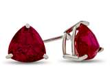 FJC Finejewelers 7x7mm Trillion Created Ruby Post-With-Friction-Back Stud Earrings style: E4044CRR10KW