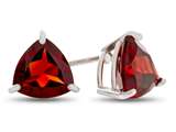 Finejewelers 7x7mm Trillion Garnet Post-With-Friction-Back Stud Earrings style: E4044G14KW