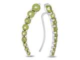 FJC Finejewelers Sterling Silver Peridot Earrings Climbers with Wirehook style: E7896P