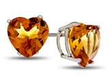 FJC Finejewelers 7x7mm Heart Shaped Citrine Post-With-Friction-Back Stud Earrings style: E7975C14KW