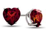 FJC Finejewelers 7x7mm Heart Shaped Garnet Post-With-Friction-Back Stud Earrings style: E7975G10KW