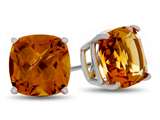 FJC Finejewelers 7x7mm Cushion-Cut Citrine Post-With-Friction-Back Stud Earrings style: E8053C14KW