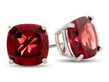 Finejewelers 7x7mm Cushion-Cut Garnet Post-With-Friction-Back Stud Earrings style: E8053G14KW