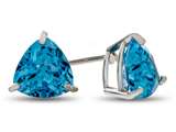 FJC Finejewelers 6x6mm Trillion Swiss Blue Topaz Post-With-Friction-Back Stud Earrings style: E8157SW