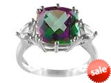 FJC Finejewelers 10x10mm Antique Shaped Mystic Topaz and White Topaz Ring style: R5316MUL10