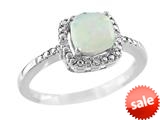 FJC Finejewelers 6x6mm Cushion-Cut Opal Ring style: R8625SPOP