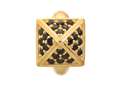 Endless Jewelry - Jennifer Lopez Collection Black Shiny High Rise Black Cubic Zirconia Gold Finish 16501