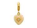 Endless Jewelry - Jennifer Lopez Collection White Big Heart White Cubic Zirconia Gold Finish 18752