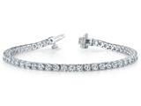 Finejewelers 14k White Gold Round Diamonds Tennis Bracelet 3 cttw (7 inches) IGI Certified style: 75328