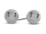 Finejewelers 14k White Gold 6mm Polished Ball Stud Earrings style: 630005