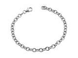 Finejewelers Sterling Silver 7.5 inch Long 4.5mm wide Polished Charm Bracelet style: 630059A