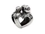 SilveRado™ Sterling Silver Family of 3 Bead / Charm style: MS099