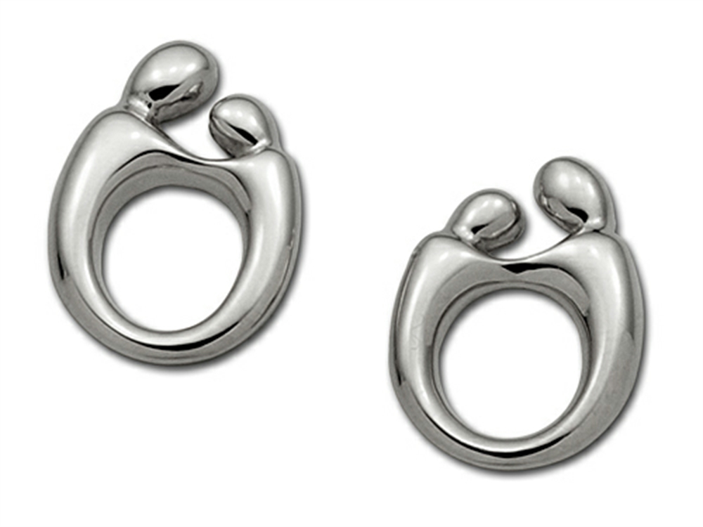 mother and child earrings
