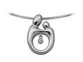 Mother and Child® Heartbeat Pendant Necklace by Janel Russell m294s41m