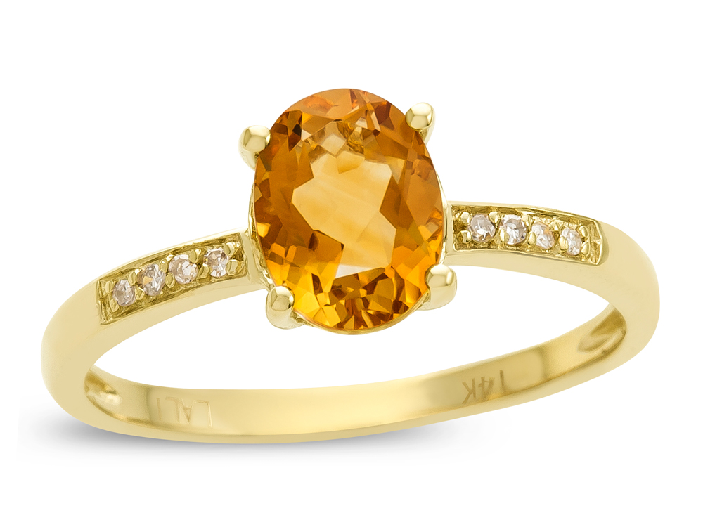 LALI Classics 14k Citrine Oval Ring | LALI1026 | Finejewelers.com