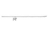 FJC Finejewelers 925 Sterling Silver Childrens 6.5 Inch Letter M Charm Bracelet style: 503373