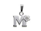 Finejewelers 925 Sterling Silver Childrens Letter M Charm Pendant Necklace on 14 Inch Chain style: 503398