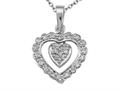 Finejewelers Heart Shaped Pendant Necklace 33001