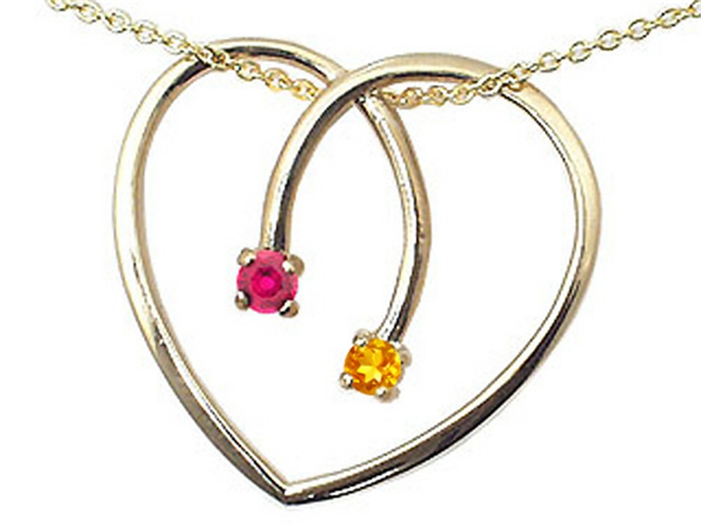 2 stone mothers necklace