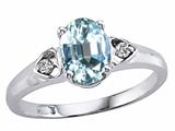 Tommaso Design™ Genuine Aquamarine Ring style: 21670
