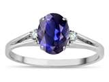 Tommaso Design™ Oval 7x5mm Genuine Iolite Ring style: 21766