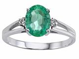 Tommaso Design™ Genuine Emerald Ring style: 21800