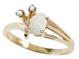 Tommaso Design™ Genuine Opal Ring style: 23162