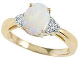 Tommaso Design™ Genuine Opal Ring style: 23197