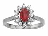 Tommaso Design™ Genuine Ruby Ring style: 24159